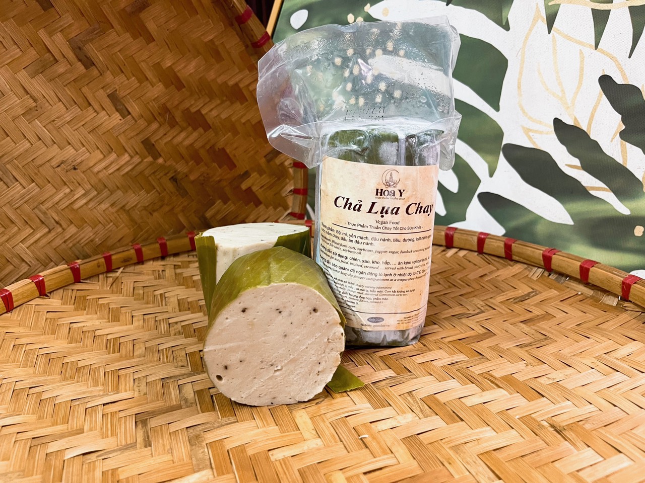 Chả lụa chay 500 gram hoa y thuần chay