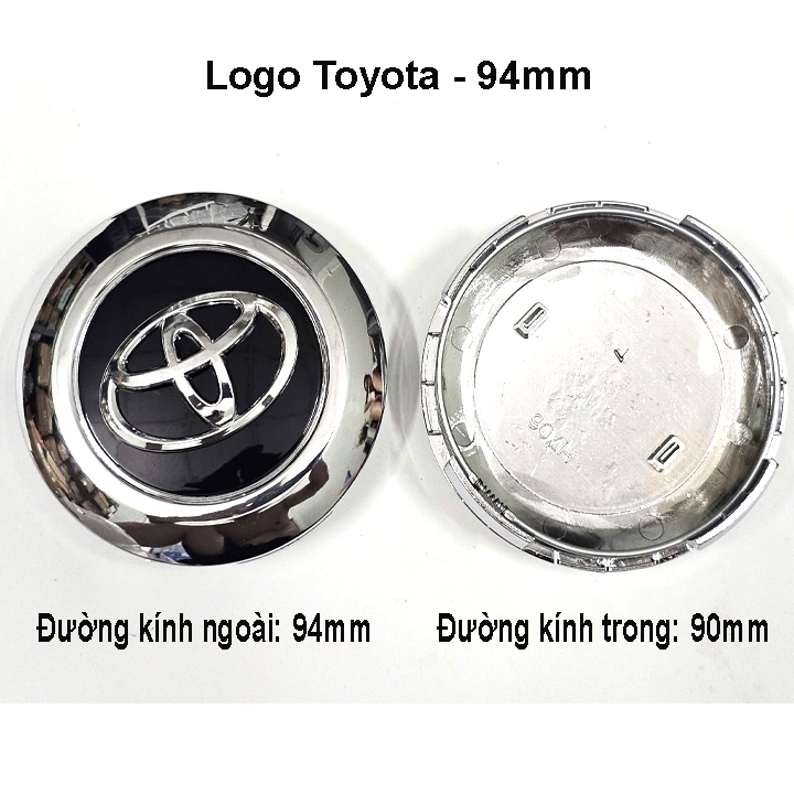 (Land cruiser) Logo, chụp mâm xe chuyên dụng cho Landcruiser đường kính ngoài 95mm, trong 90mm. Hàng chuẩn form.