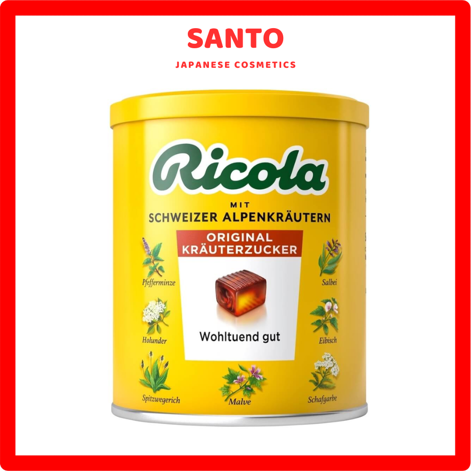 Kẹo ngậm ho thảo mộc ricola original herb 250gr của đức