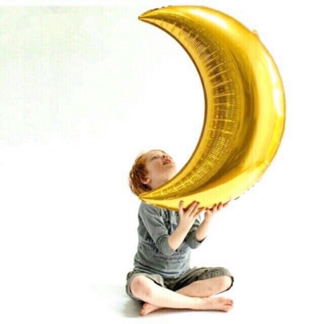 Bóng trăng khuyết tráng nhôm cỡ lớn 28"(72CM)