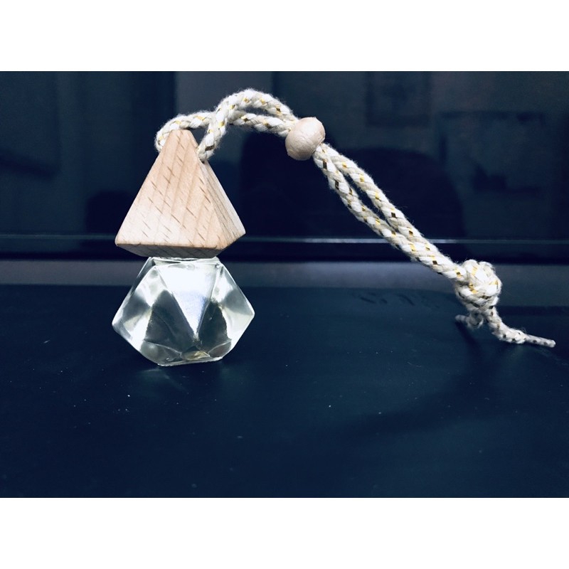 Lọ Đựng Tinh Dầu Lục Lăng Treo Xe Ô Tô - Vỏ Chai Tinh Dầu Thủy Tinh - Tinh Dầu Thơm Phòng - Khử Mùi Phòng - Tủ Quần Áo