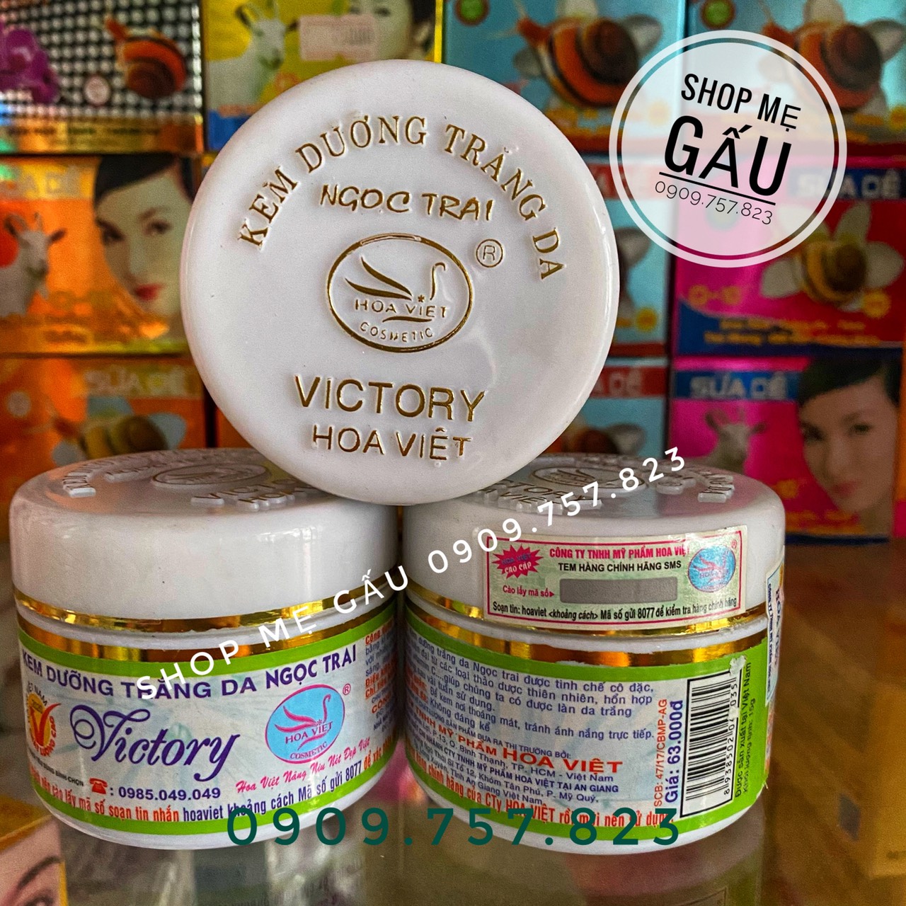 Kem ngọc trai hoa việt  ( 1 hũ)