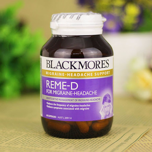 (Hàng chính hãng Úc) Viên uống Blackmores Reme D giảm đau nửa đầu, rối loạn tiền đình hộp 60 viên