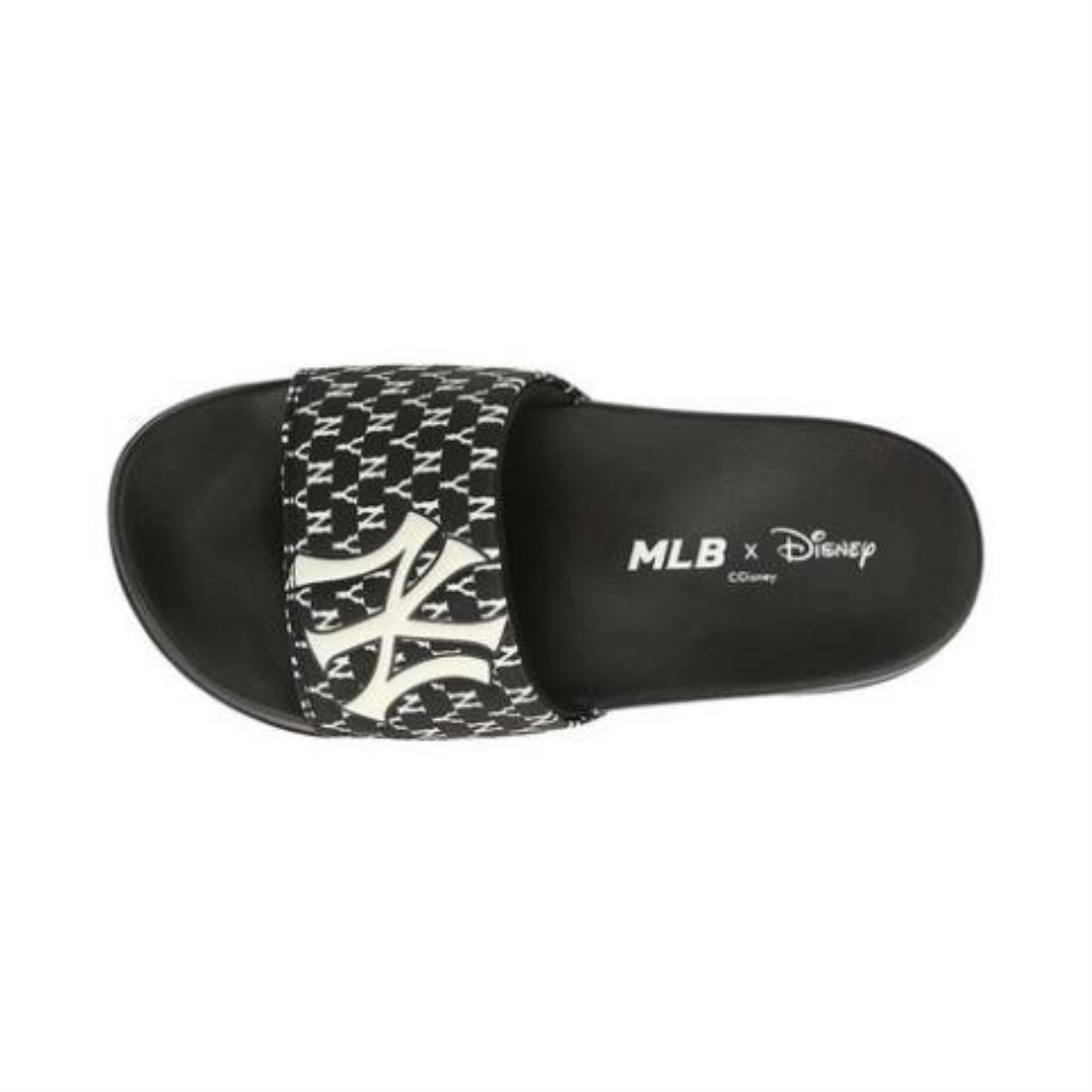 ☬✓ Dép Quai Ngang Mlb Mickey Đen Ny Dép mlb mickey siêu êm chân bản giới hạn full size nam nữ