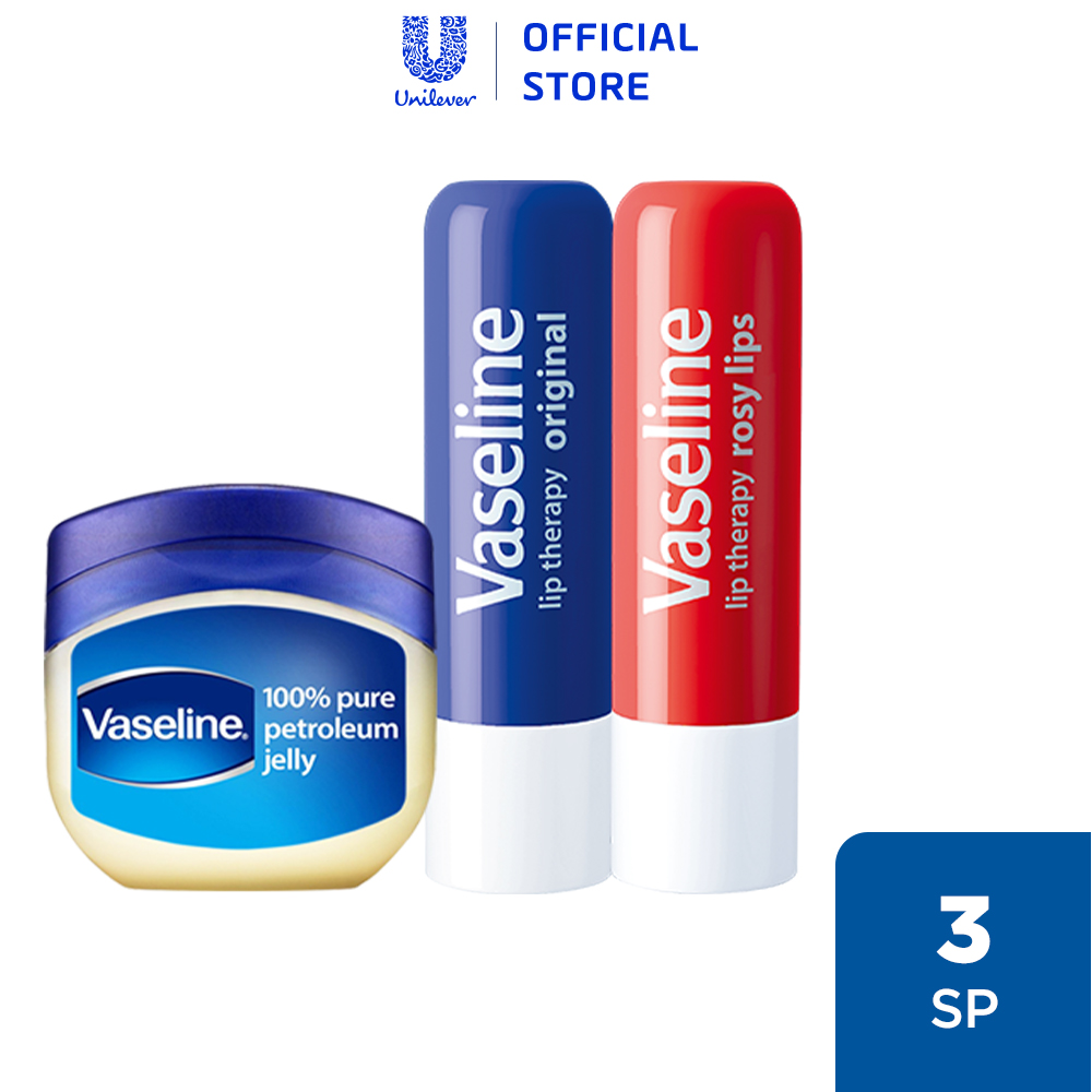 Bộ dưỡng môi đẹp xinh Vaseline