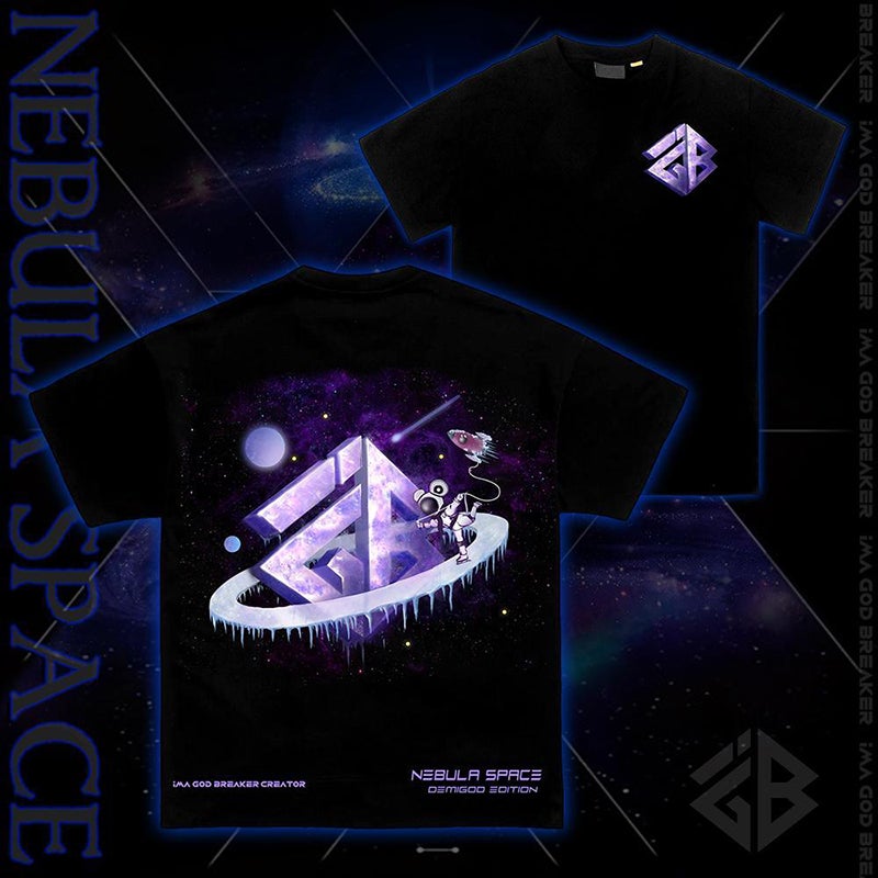 Áo Thun kiểu Unisex Hành Tinh iMA God Breaker (iGB Nebula Space Tee)