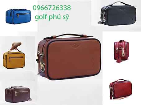 Túi cầm tay - da thật - túi cầm tay cho các golfer, bảo hành 1 năm, 1 đổi 1.