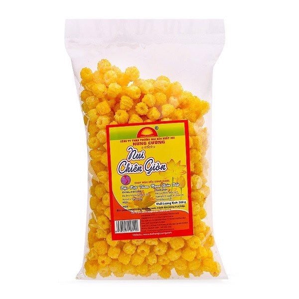 Snack nui chiên giòn hùng cường gói 200g 18110