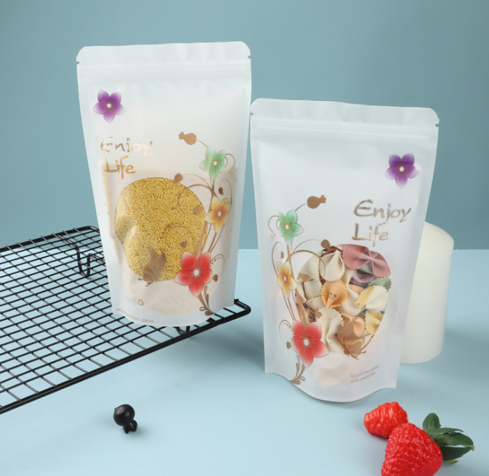 Túi Zip Đựng Kẹo nougat/ Túi Zip Có Họa Tiết - 14*20CM (2 túi)