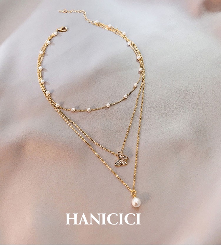 Vòng cổ nữ, dây chuyền nữ Butterfly CiCi xinh xắn thời trang Hàn Quốc
