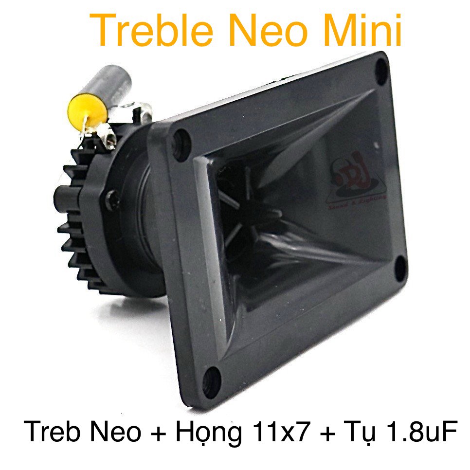 Loa treble neo rời loa ru yến âm thanh chuẩn - treble 250 từ neo - kèm họng 80 vuông, tụ 1.8uf cao c