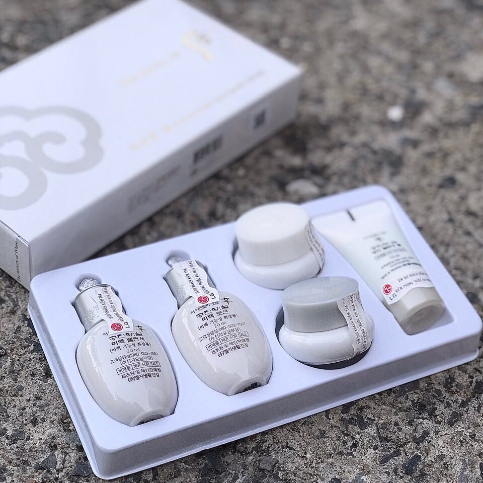 Set mini Whoo Radiant White Dưỡng Trắng Da Giảm Thâm Nám