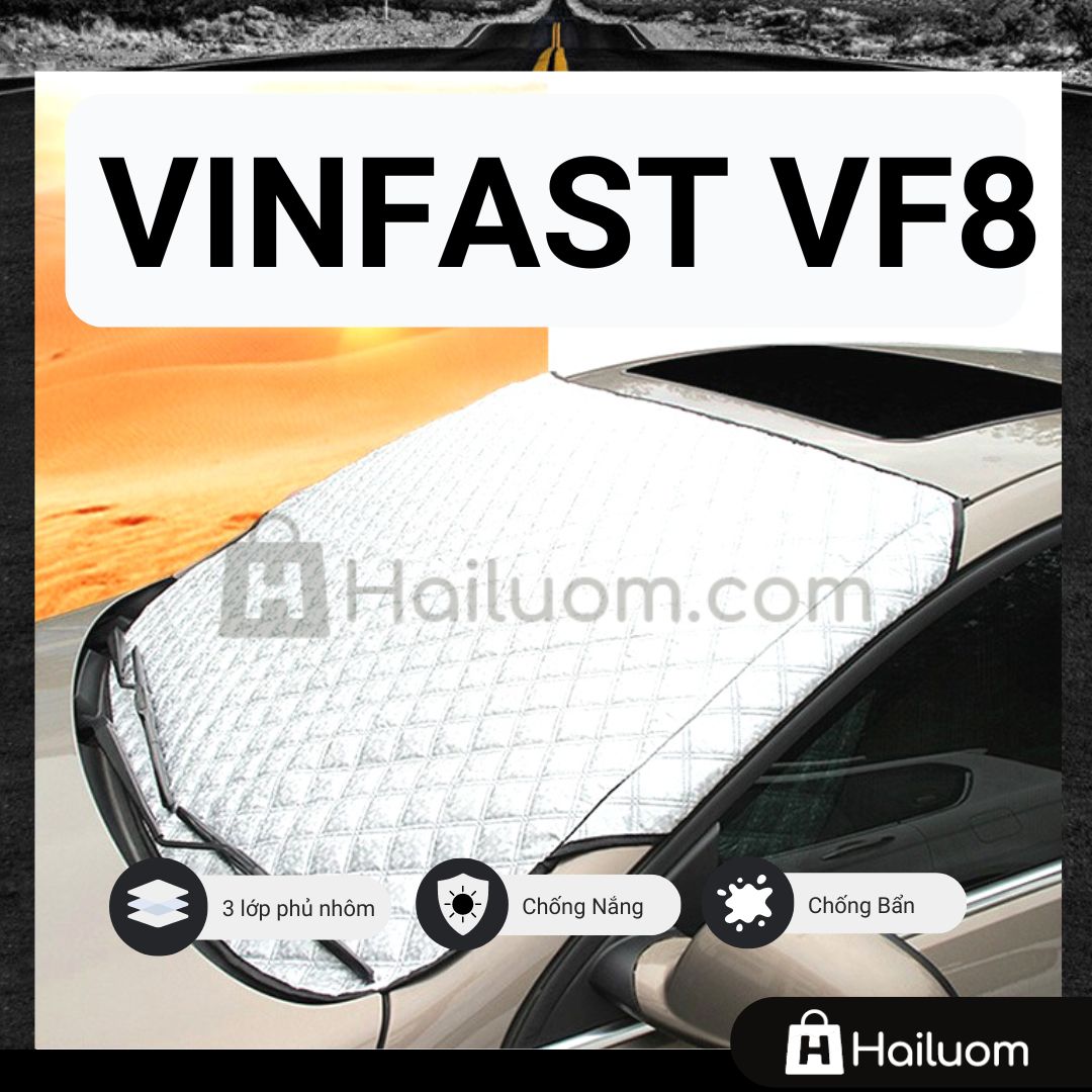 Tấm che nắng kính lái ô tô vinfast vf8 - tấm che nắng ô tô cao cấp