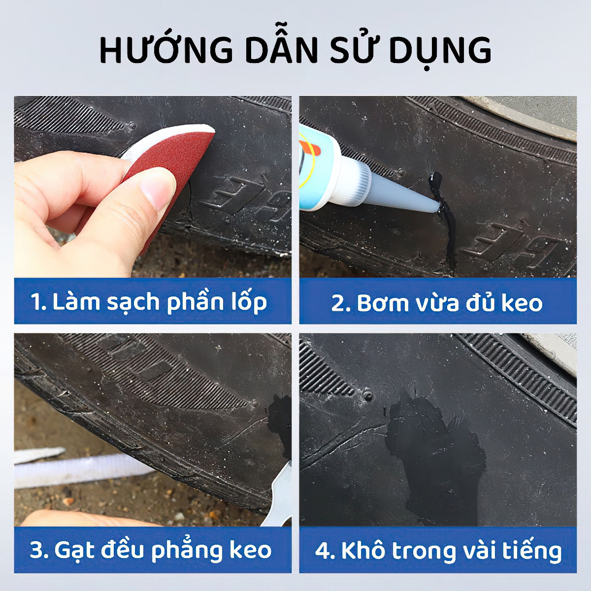 30ml Car Rubber Tire Repair Artifact Glue Tyre Cracks Adhesive Liquid