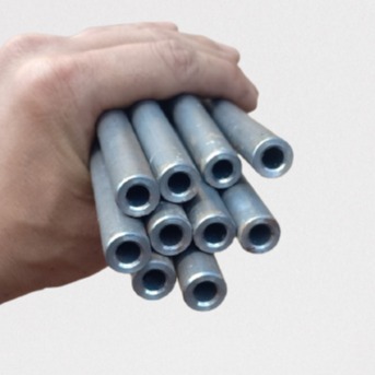 Trục con lăn băng chuyền thép nhập khẩu phi 12 lỗ 6.4mm