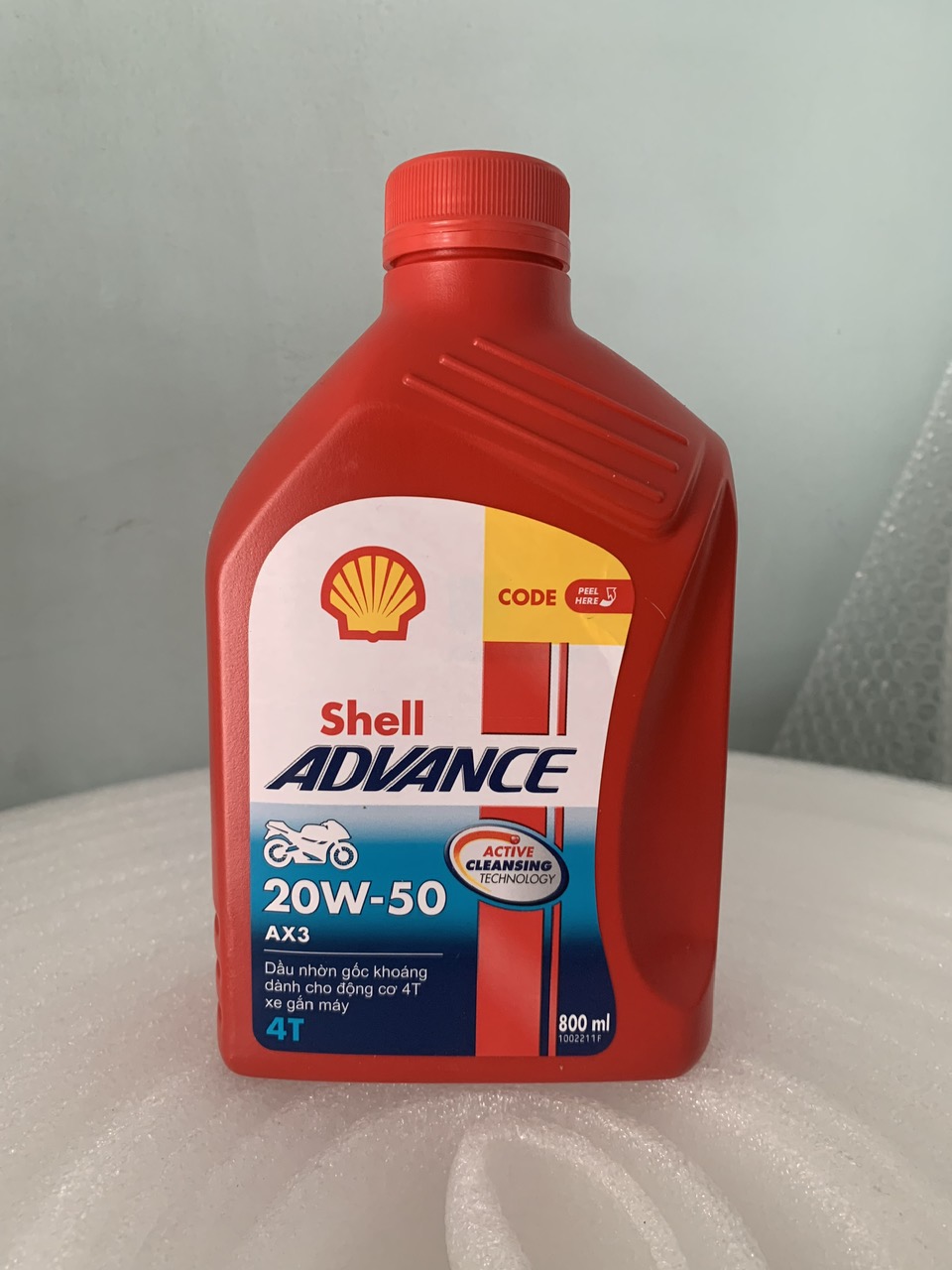 Nhớt shell advance ax3 800ml cho xe số
