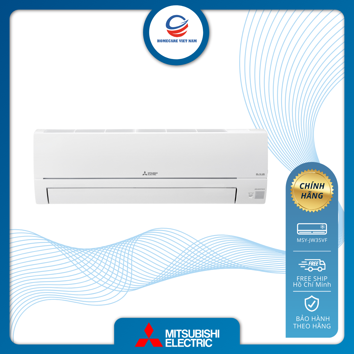 Máy lạnh Mitsubishi Electric 1.5 HP MSY-JW35VF