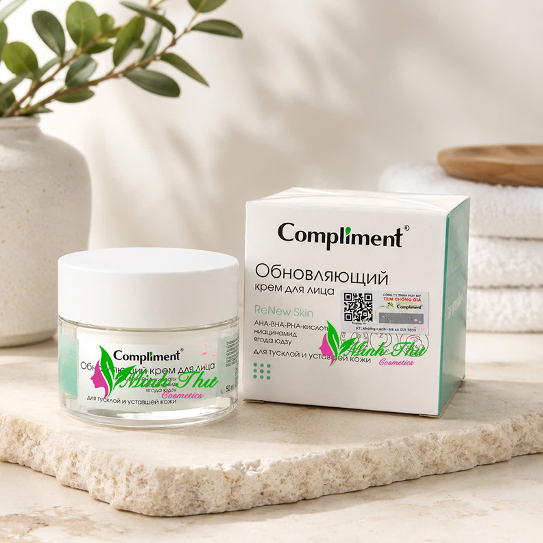 Kem Dưỡng Da Compliment ReNew Skin 50ml - Tái Tạo Làn Da, Làm Sáng & Mịn Màng