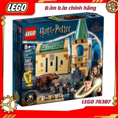Lego 76387 chính hãng Harry Potter Hogwarts Gặp gỡ Lu Wei Harry Potter Liên doanh lắp ráp thiết bị ngoại vi Trò chơi xây dựng Đồ chơi Quà tặng cho trẻ em
