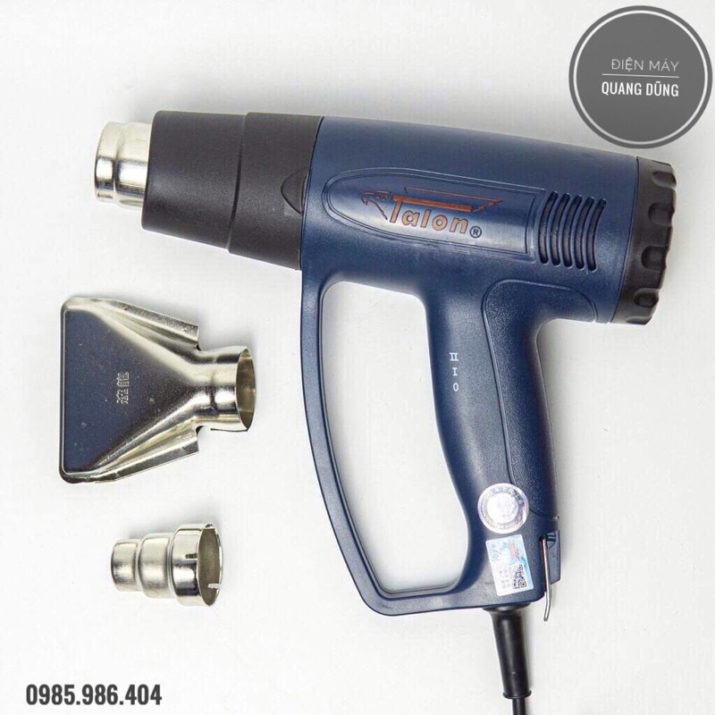 Máy khò hơi nóng talon 2000w chính hãng công ty , bảo hành 3 tháng, khò nhiệt, bọc màng co giỏ quà tết, dán decal