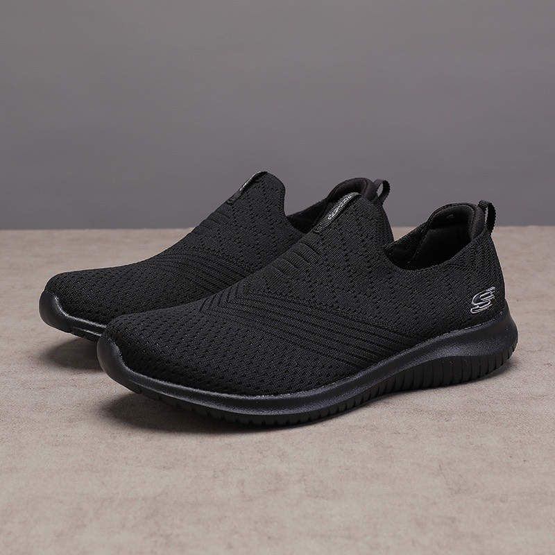 Giày thể thao skechers ultra flex 3.0 cho nữ màu đen xỏ chân 149426