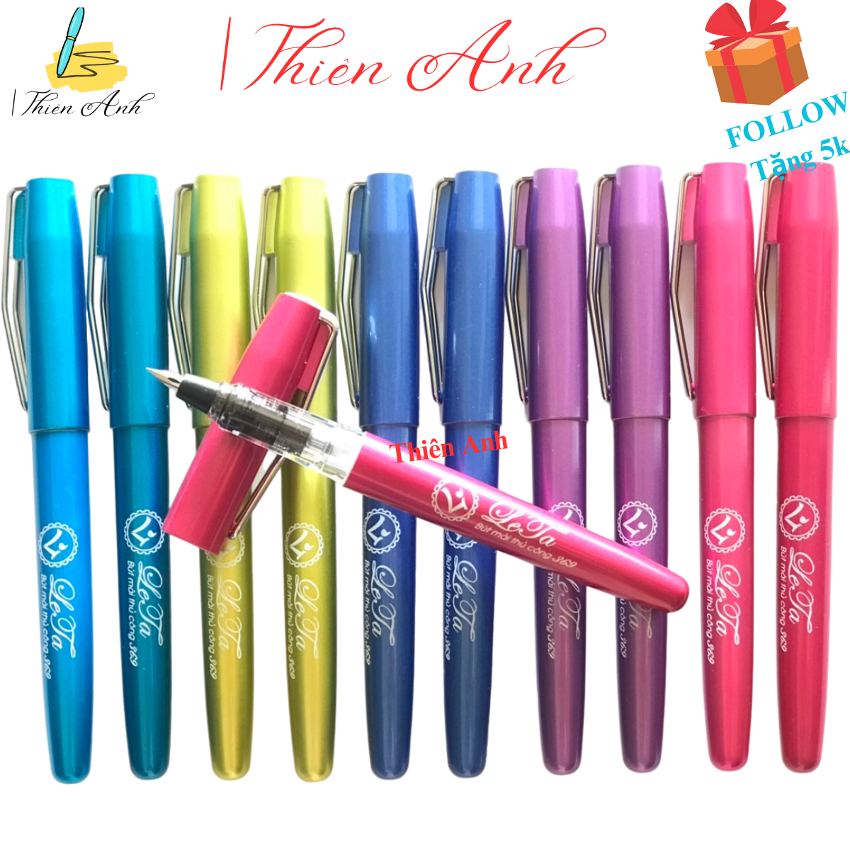 Bút LeTa 369 ngòi lụa lá tre, nét thanh đậm tốt luyện chữ đẹp, bút luyện chữ đẹp LeTa 369, bút luyện chữ nét siêu mảnh
