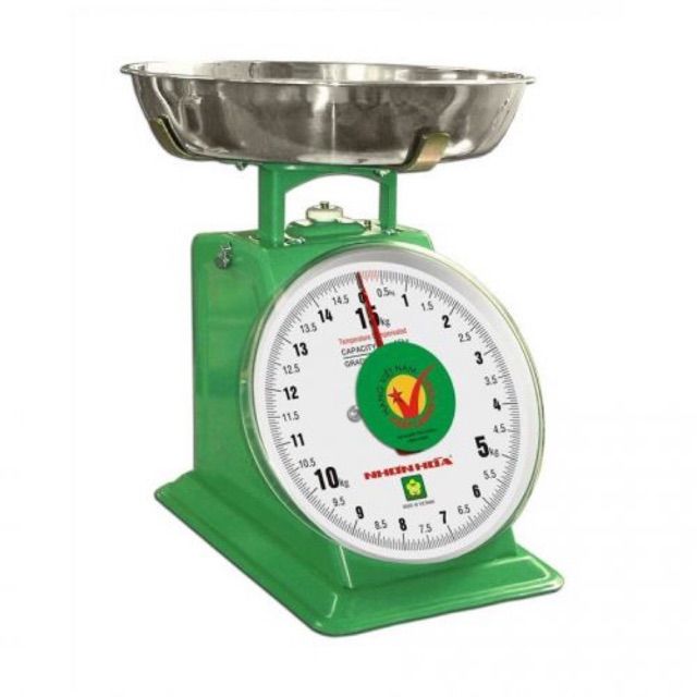 CÂN LÒ XO MÂM INOX - NHƠN HÒA 15KG