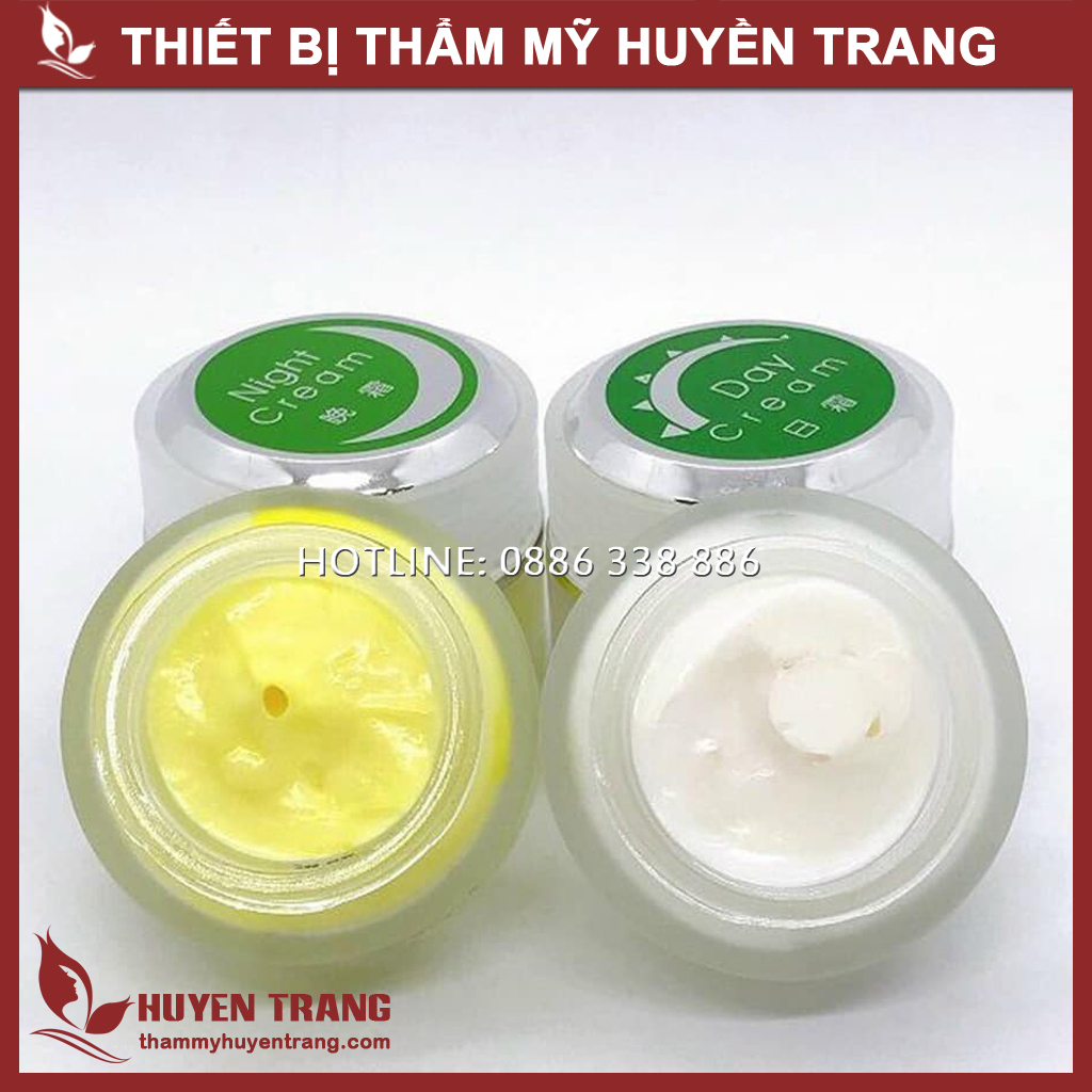 Kem Vỗ Bong Cho Da Nám Dr Snow (1 cặp Ngày - Đêm) - Thẩm Mỹ Huyền Trang NANOCEE