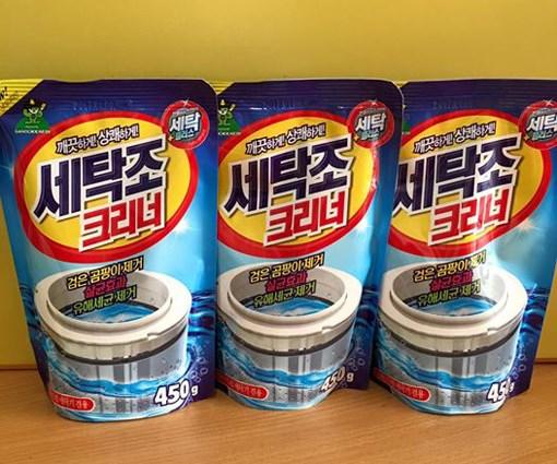 Combo 2 túi Bột tẩy vệ sinh lồng máy giặt Hàn Quốc
