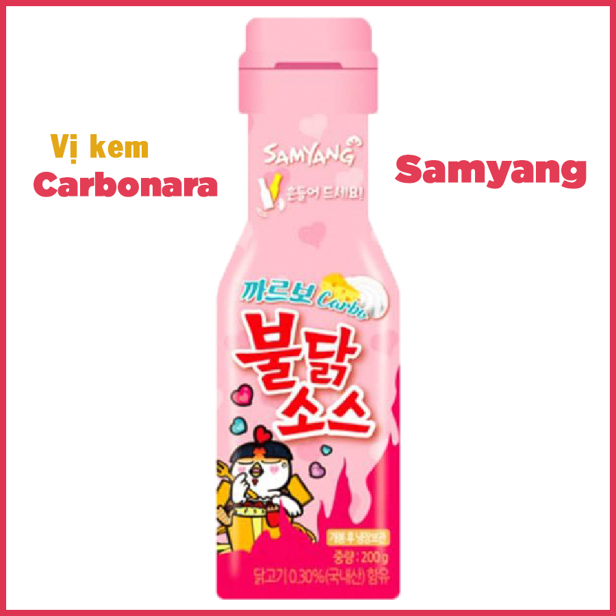 Sốt Chấm Cay Samyang Vị Carbonara