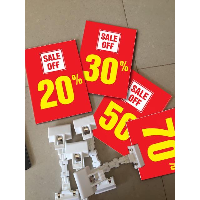 Bảng ghi sale bảng fomex giảm giá A5. (không bao gồm kẹp)