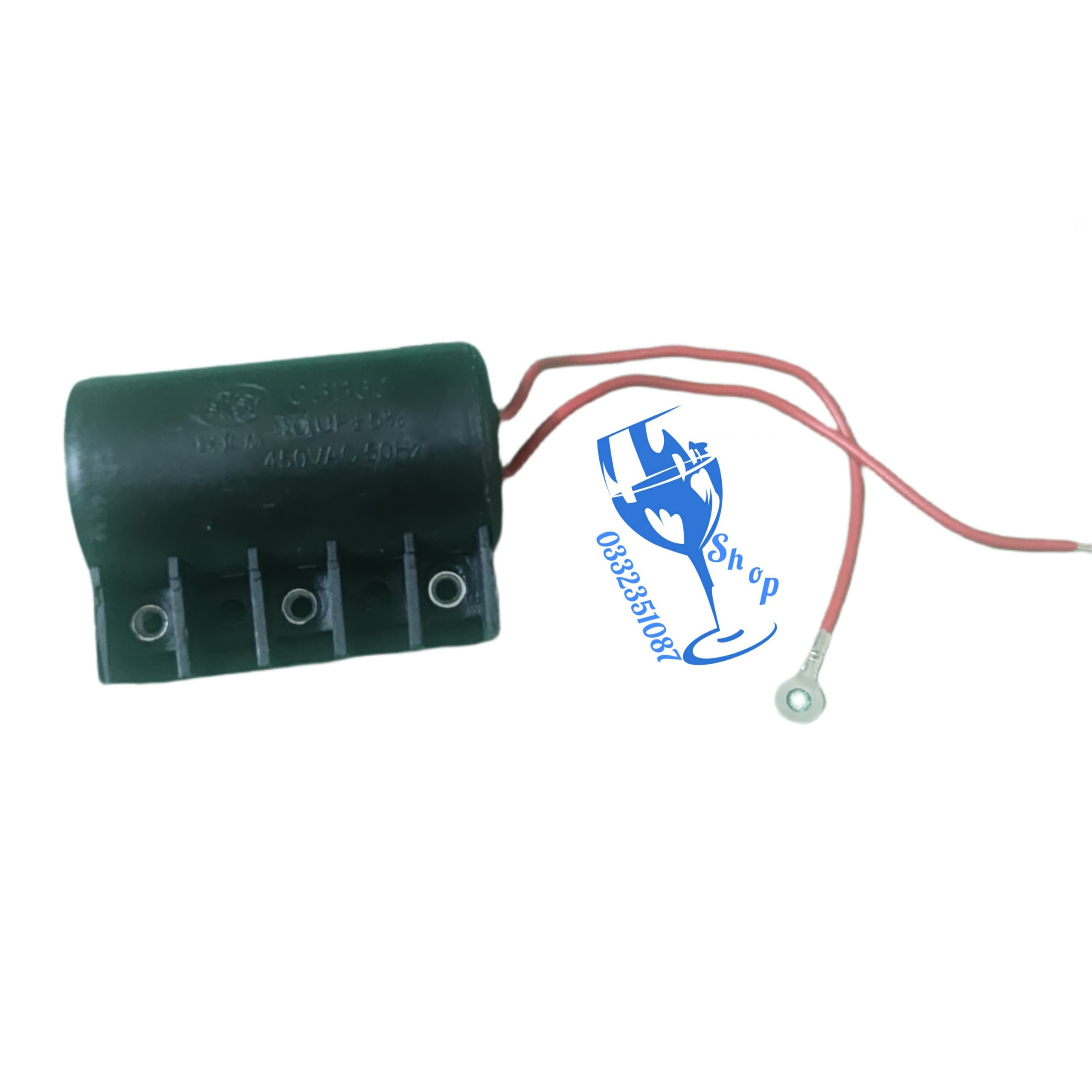 10 chiếc tụ 10uf xoáy ốc dùng cho động cơ, máy bơm