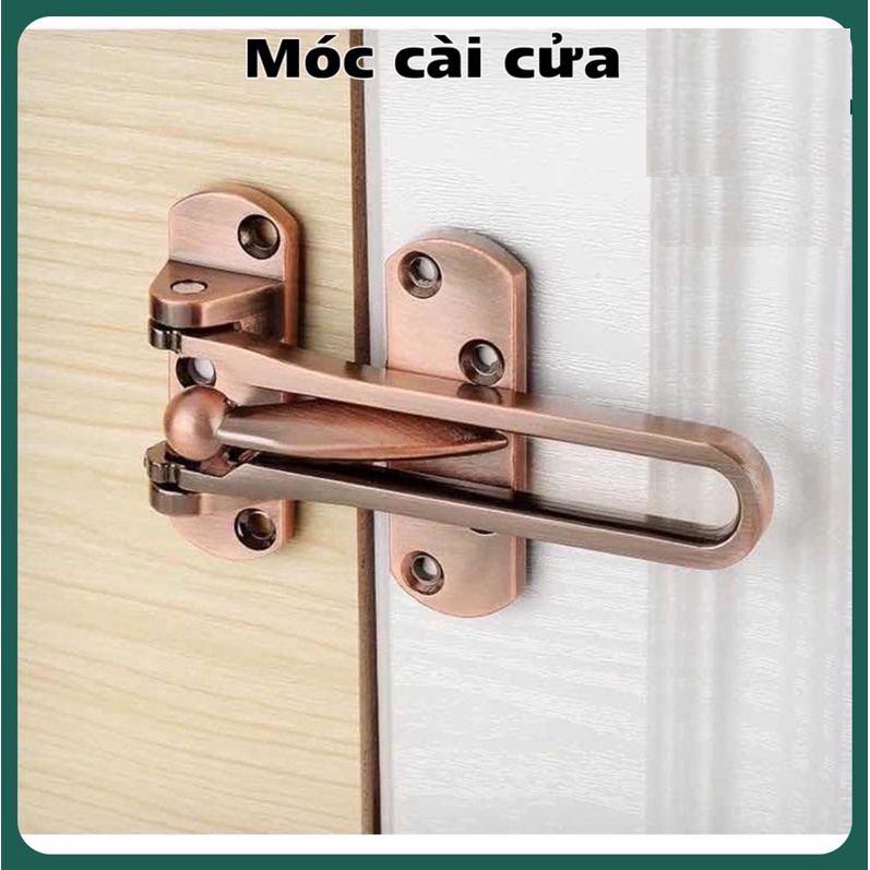 Móc khóa cửa an toàn chốt cửa khách sạn khóa chống trộm then cài an toàn, chất liệu inox 304 bền bỉ