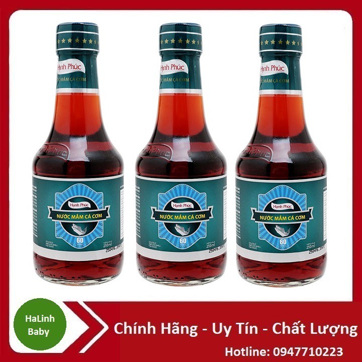 Nước mắm hạnh phúc 60 độ đạm date mới