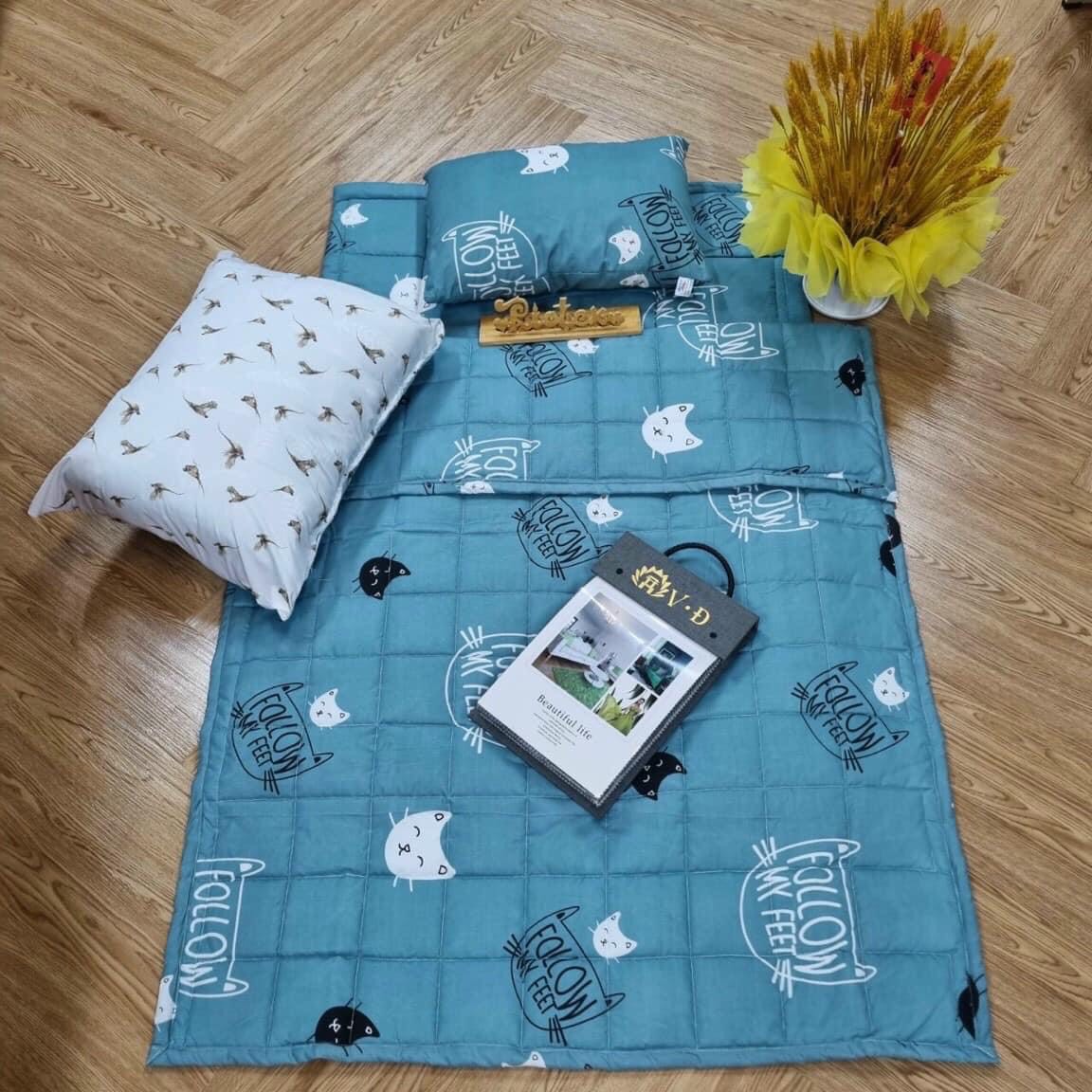 [HCM] Nệm trải sàn, nệm văn phòng, kí túc xá kích thước 80cmx1m9 - 1m6x1m9 tặng túi đựng siêu tiện lợi