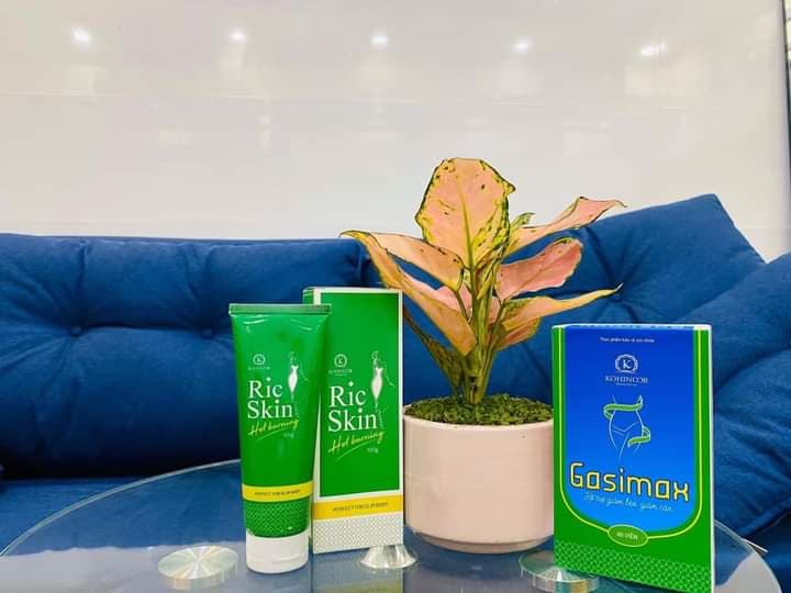 Combo ric skin siêu phẩm giảm cân, tan mỡ an toàn hiệu quả