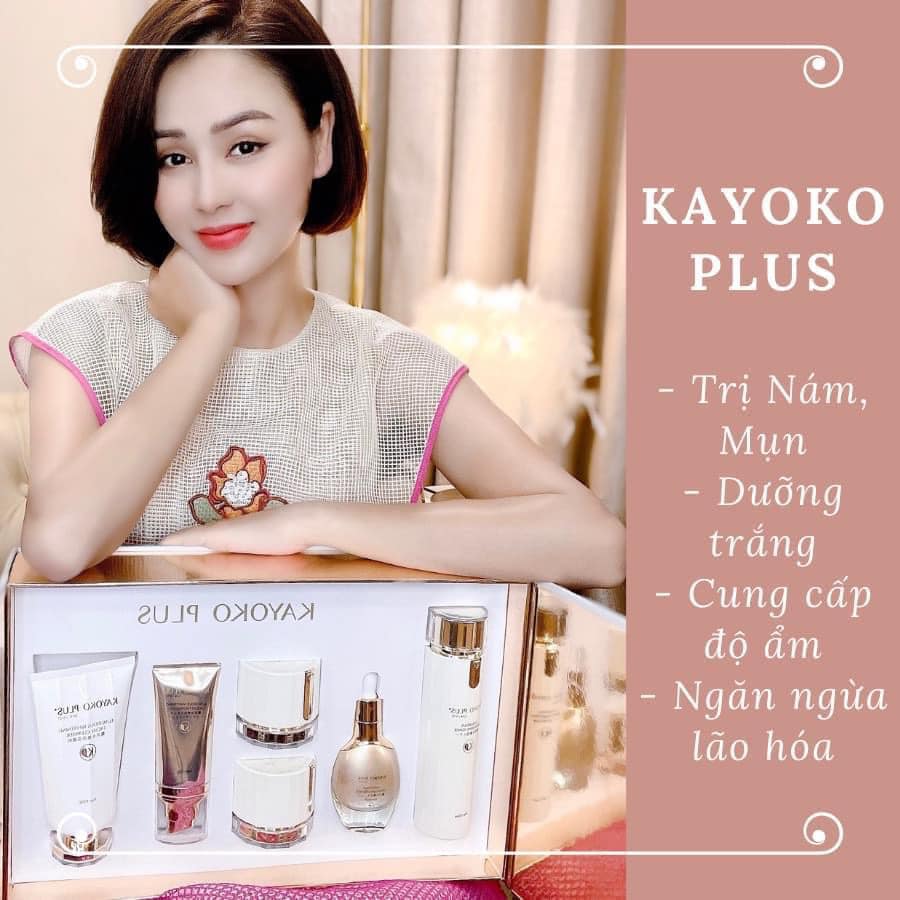 Bộ dưỡng da kayoko plus 6in- da nám , tàn nhang, mụn, sạm...