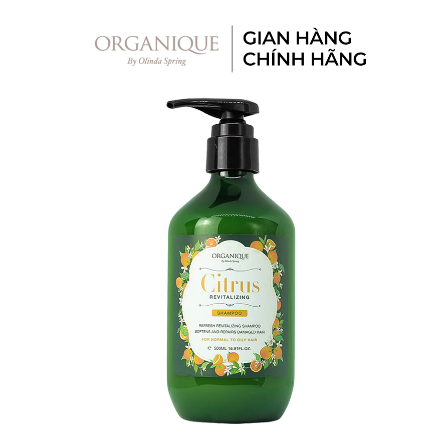 Dầu gội phục hồi tóc citrus organique citrus revitalizing shampoo ladies 500ml