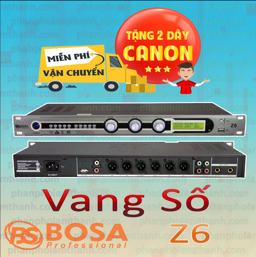 Vang số karaoke bosa z6