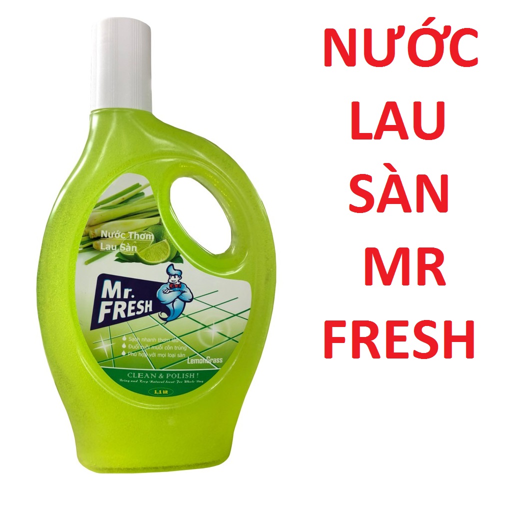 Nước lau sàn hương Chanh sả Mr.Fresh 1.1L BHKN483