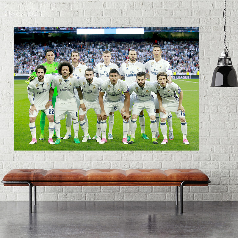 Decal dán tường cầu thủ Real Madrid