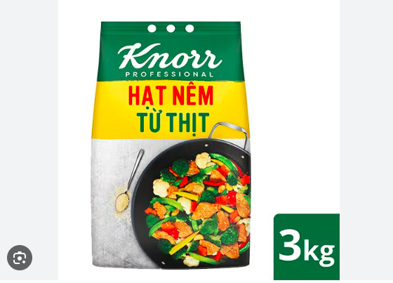 Hạt nêm Knorr  túi 3kg