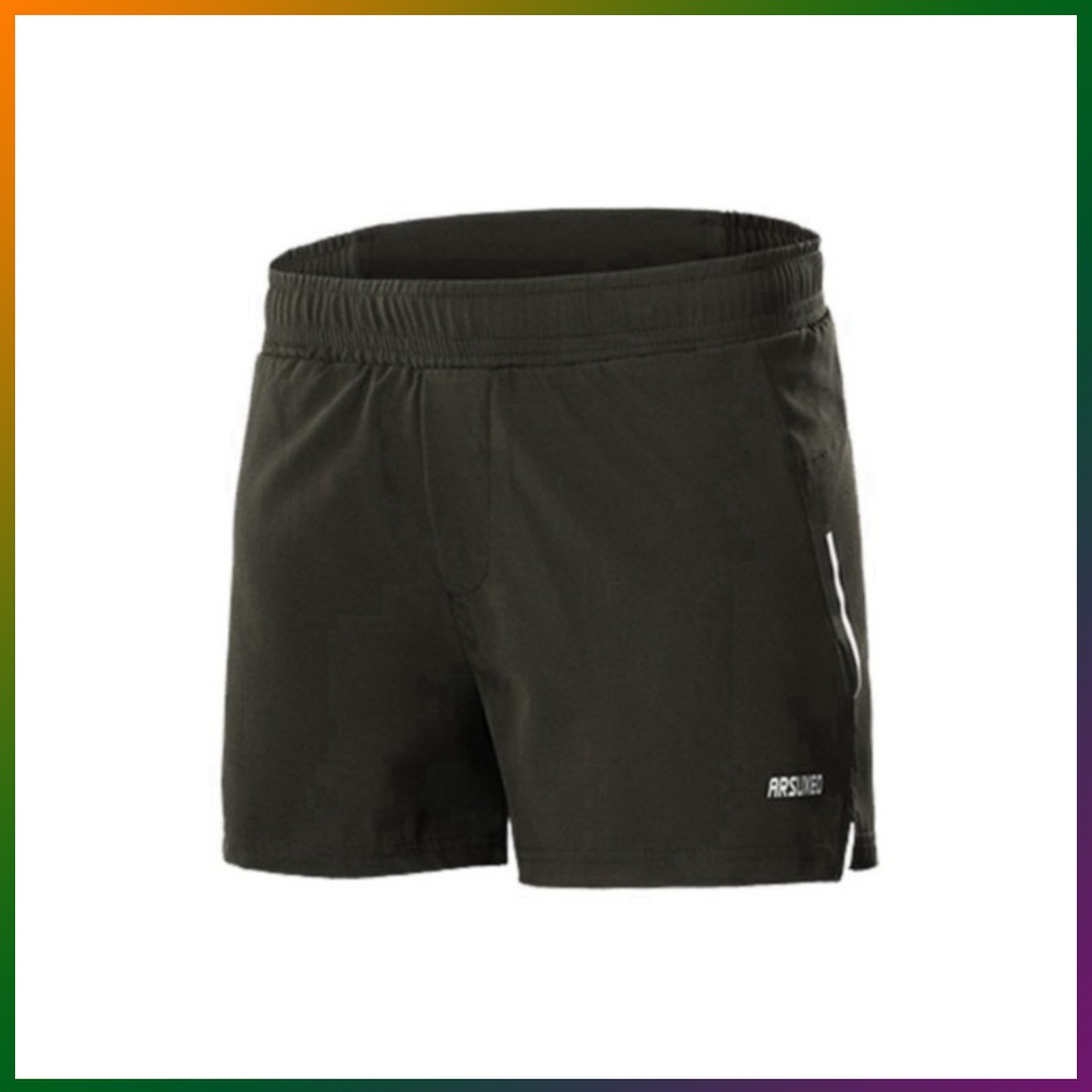 Quần chạy bộ nam ARSUXEO MS03, quần short thể thao 2 lớp (boxer) thiết kế 2 túi đa năng, siêu nhẹ, thoáng khí