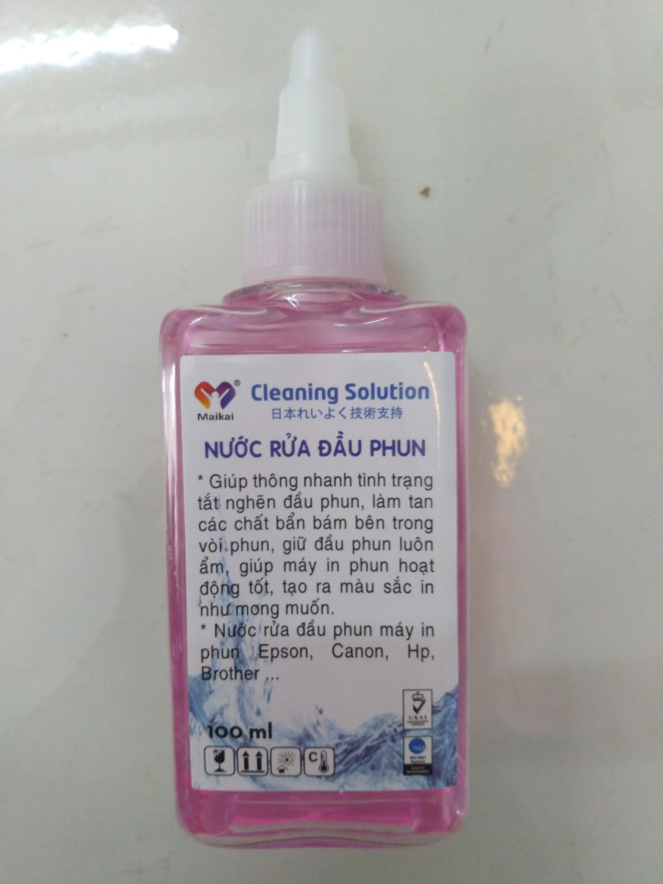 [HCM]Nước rửa đầu phun máy in màu Epson Canon HP Brother