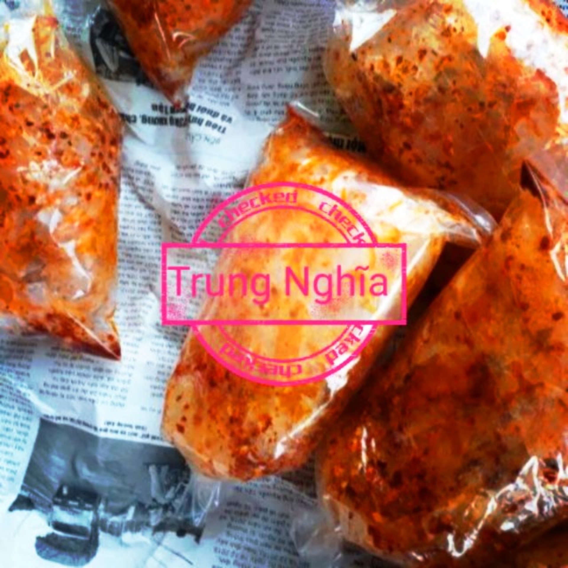 Bánh Tráng Trộn Siêu Cay. Trung Nghĩa