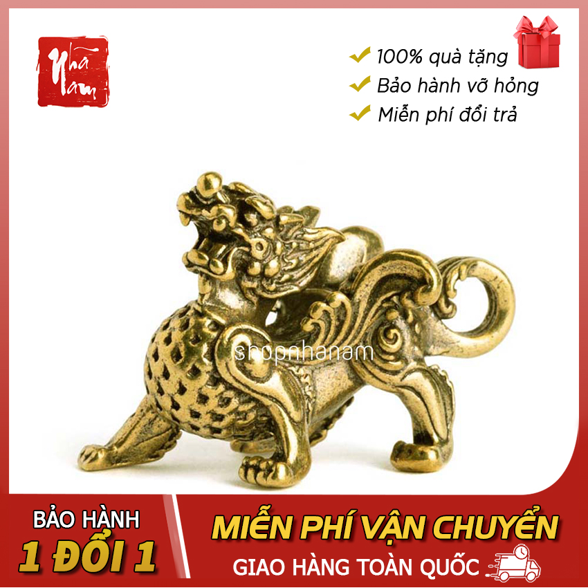 Tượng đồng phong thủy Kì Lân, Kỳ Lân trang trí vật phẩm phong thủy kỳ lân - Phong Thủy Nhã nam