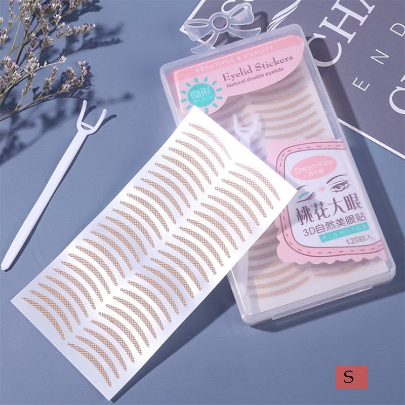 Hộp 120 miếng dán kích mí lưới Dream Kiss Eyelid Stickers