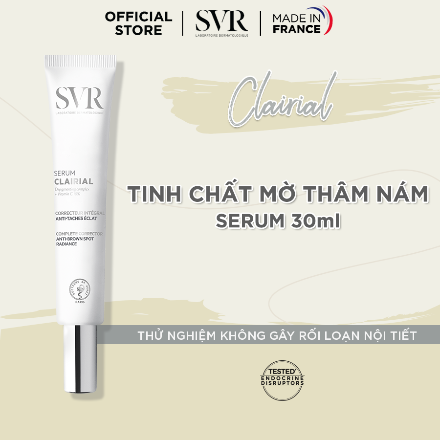 Tinh chất làm mờ vết nám, sáng da và mềm mịn da SVR CLAIRIAL SERUM 30ml