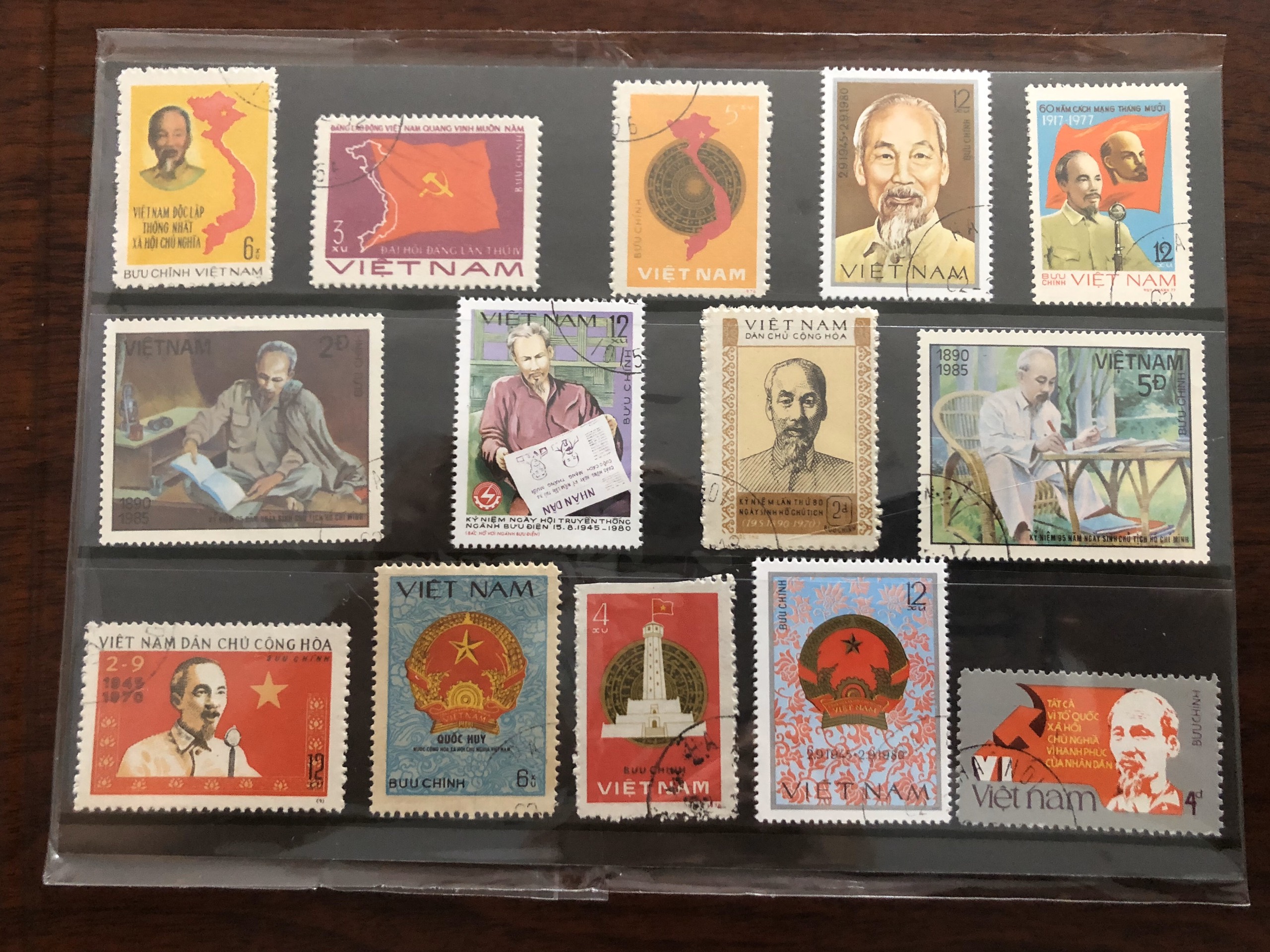 Bìa tem Bác Hồ chuyên sâu Việt Nam các thời kỳ  [HIẾM]