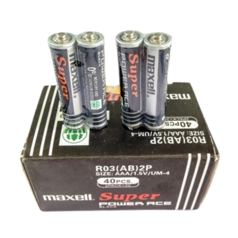 Set 2 viên pin tiểu nhỏ Maxell AAA